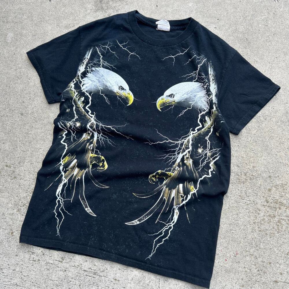 Early 2000s eagle lighting tee